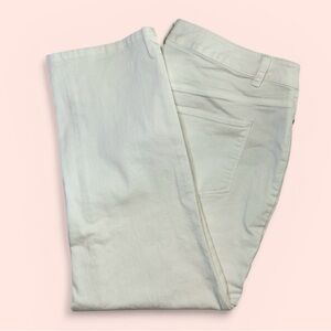 Talbots Women's 14W Off-White/Ivory Straight Leg Jeans